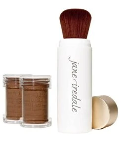 Jane Iredale Amazing Base Refillable Brush And 2 Refill Canisters - Amber SPF20 -Elemis Shop Amazing Base Refillable Brush and 2 Refi 65605 1272 detail