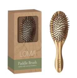Loma Organics Bamboo Oval Paddle Brush -Elemis Shop Bamboo Oval Paddle Brush add2 70870 4321 general