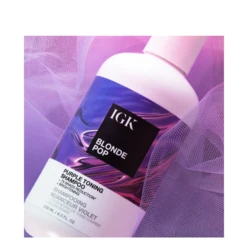 IGK Hair Blonde Pop Purple Toning Shampoo -Elemis Shop Blonde Pop Purple Toning Shampoo add3 71982 500 general