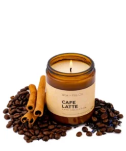 Wax + Fire Co. Cafe Latte Soy Candle