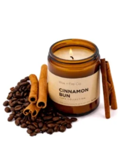 Wax + Fire Co. Cinnamon Bun Soy Candle