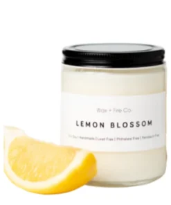 Wax + Fire Co. Lemon Blossom Soy Candle