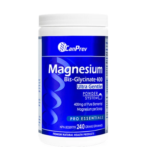 CanPrev Magnesium Bis-Glycinate 400 Ultra Gentle Powder 3 CanPrev Magnesium Bis-Glycinate 400 Ultra Gentle Powder
