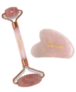 Osmosis MD Professional Rose Quartz Facial Roller And Gua Sha