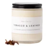 Wax + Fire Co. Tobacco Leather Soy Candle -Elemis Shop Tobacco Leather Soy Candle 75421 detail
